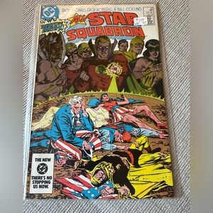 All-Star Squadron Comic Book - DC Comics - Vibrant Multi-Color Cover